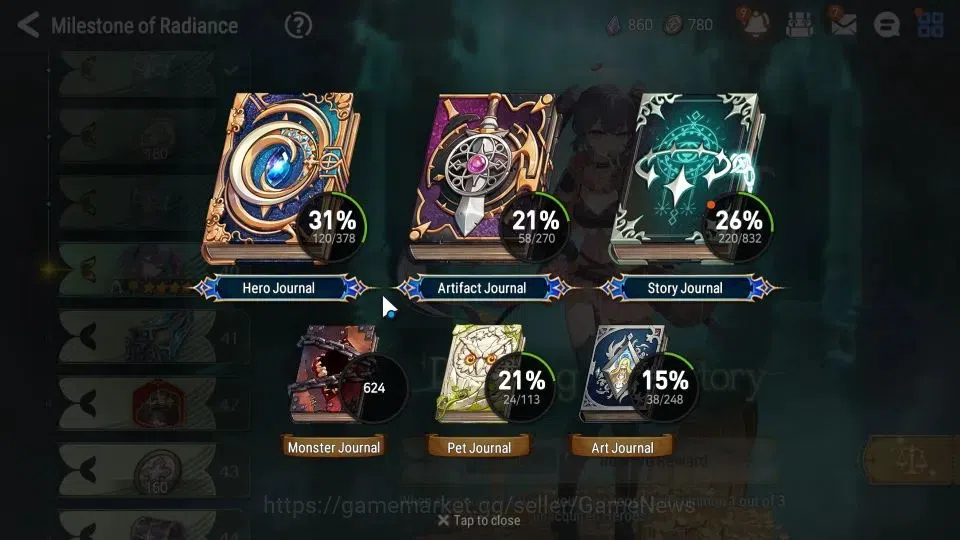 Epic Seven Accounts GLOBAL Unverif|New Era|8 ML(NM Luna,Monarch OTS Is image 5