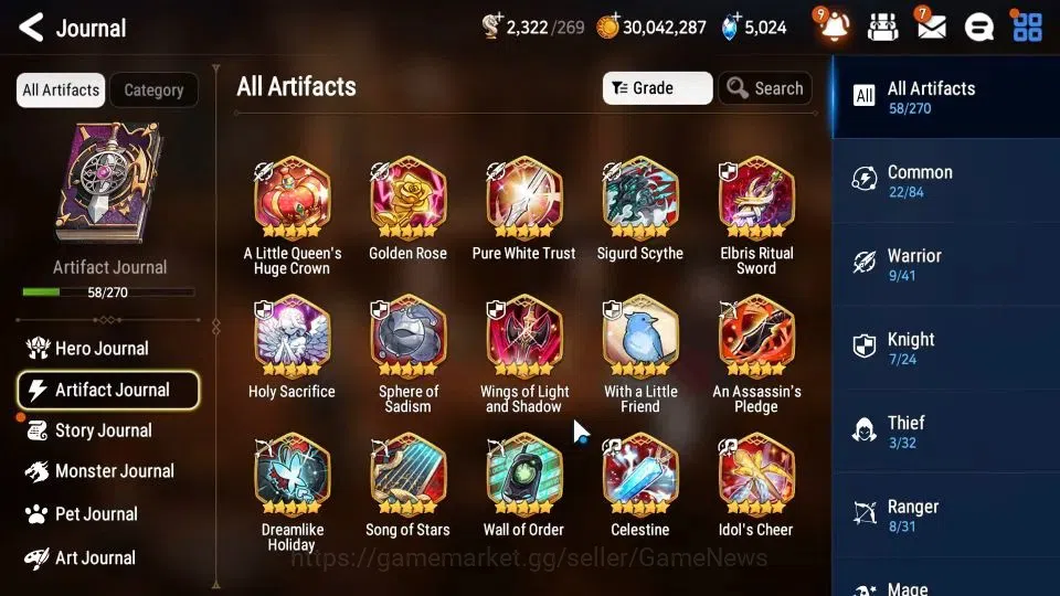 Epic Seven Accounts GLOBAL Unverif|New Era|8 ML(NM Luna,Monarch OTS Is image 9