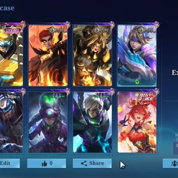 Mobile Legends: Bang Bang Accounts Others Hero 101|Skin 132|ExGlory 65|Luckybox Johnson,Dragon Tamer Valir,Masha,Kimmy,Venom