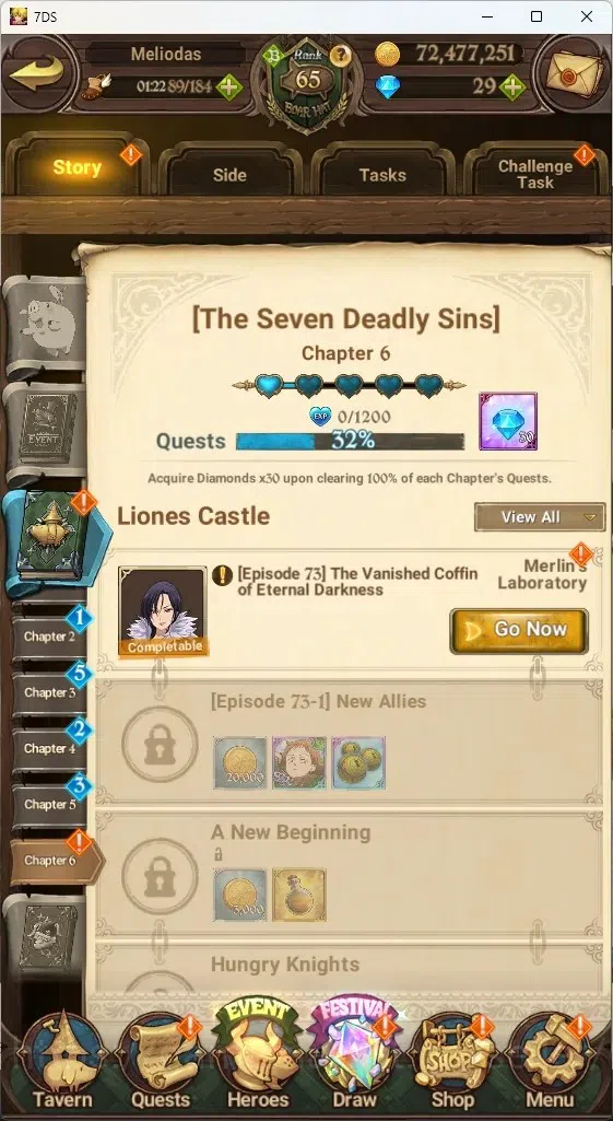 The Seven Deadly Sins: Grand Cross Accounts Asia|2,3M CC|136 LS|5 LR+6 UR+Collab ReZero|S&B2/6 image 12