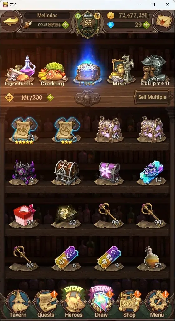 The Seven Deadly Sins: Grand Cross Accounts Asia|2,3M CC|136 LS|5 LR+6 UR+Collab ReZero|S&B2/6 image 17