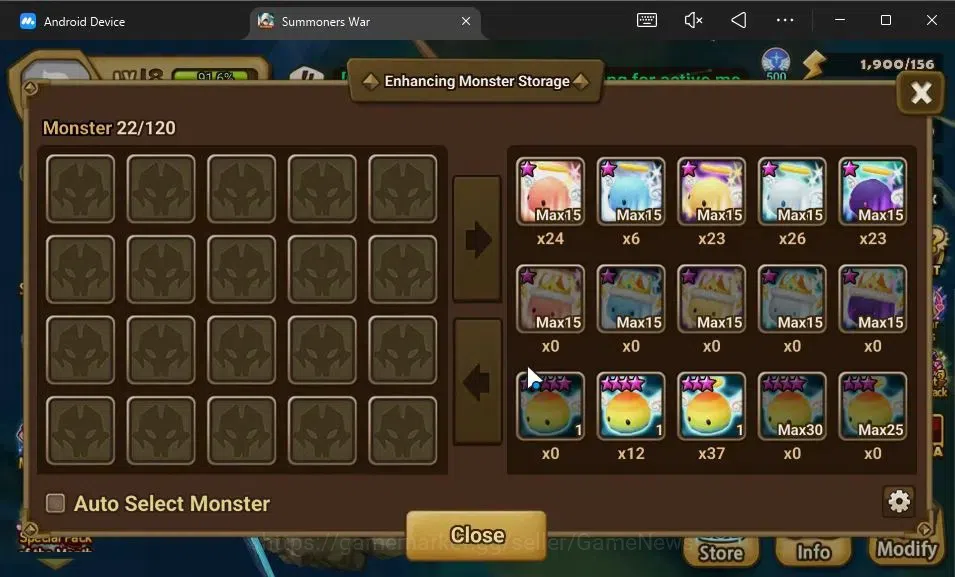 Summoners War: Sky Arena Accounts GLOBAL Lv 18|Starter|1 LD[Seimei]|7 Total NB5[Eres image 12