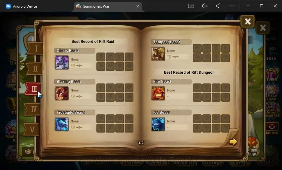 Summoners War: Sky Arena Accounts GLOBAL Lv 18|Starter|1 LD[Seimei]|7 Total NB5[Eres image 5