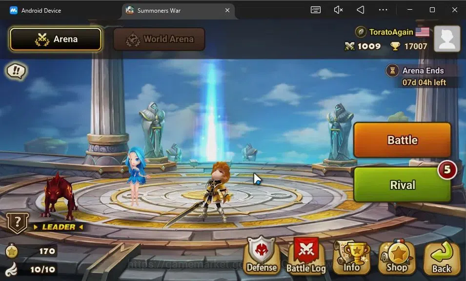 Summoners War: Sky Arena Accounts GLOBAL Lv 18|Starter|1 LD[Seimei]|7 Total NB5[Eres image 9