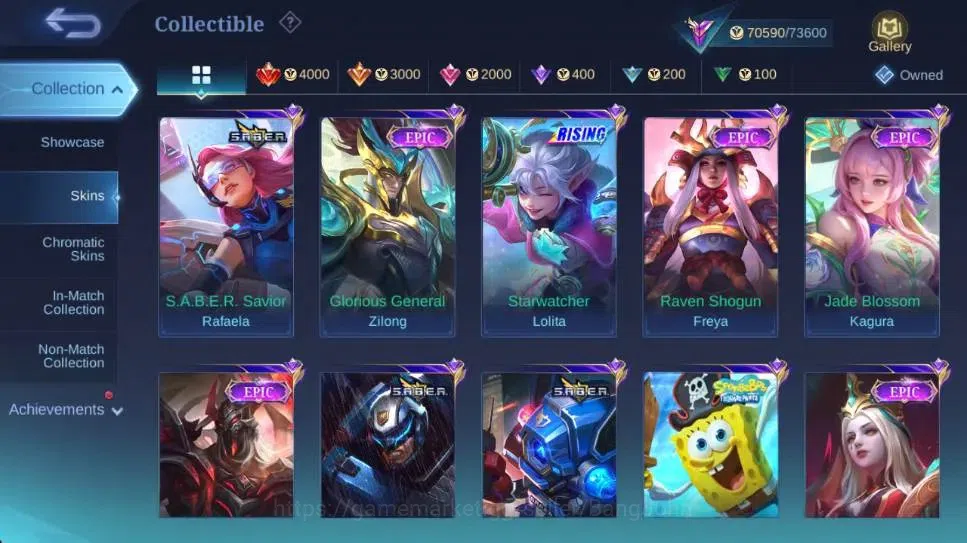 Mobile Legends: Bang Bang Accounts Global|Hero 132|Skin 287|Renowned|KOF Karina,STAR image 12