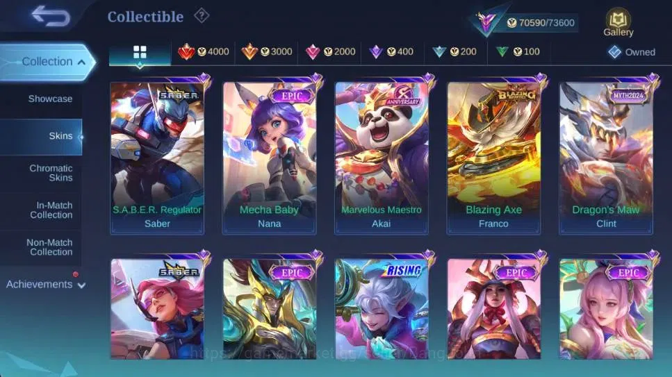 Mobile Legends: Bang Bang Accounts Global|Hero 132|Skin 287|Renowned|KOF Karina,STAR image 13