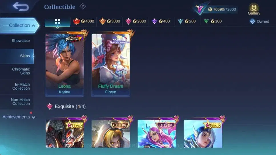 Mobile Legends: Bang Bang Accounts Global|Hero 132|Skin 287|Renowned|KOF Karina,STAR image 15