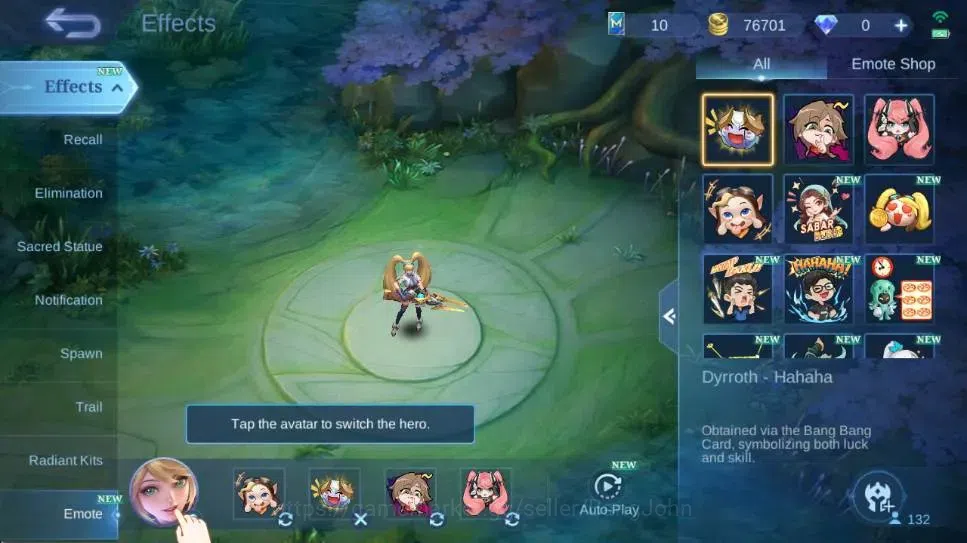 Mobile Legends: Bang Bang Accounts Global|Hero 132|Skin 287|Renowned|KOF Karina,STAR image 2