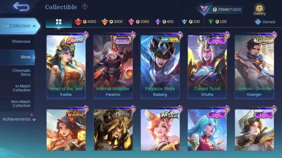 Mobile Legends: Bang Bang Accounts Global|Hero 132|Skin 287|Renowned|KOF Karina,STAR image 7