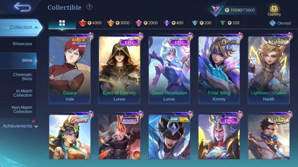 Mobile Legends: Bang Bang Accounts Global|Hero 132|Skin 287|Renowned|KOF Karina,STAR image 8