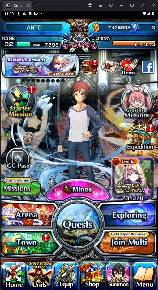 Grand Summoners Accounts [GLOBAL] Rank 32 | 12 Ascend | Shirou Emiya TW | C image 7