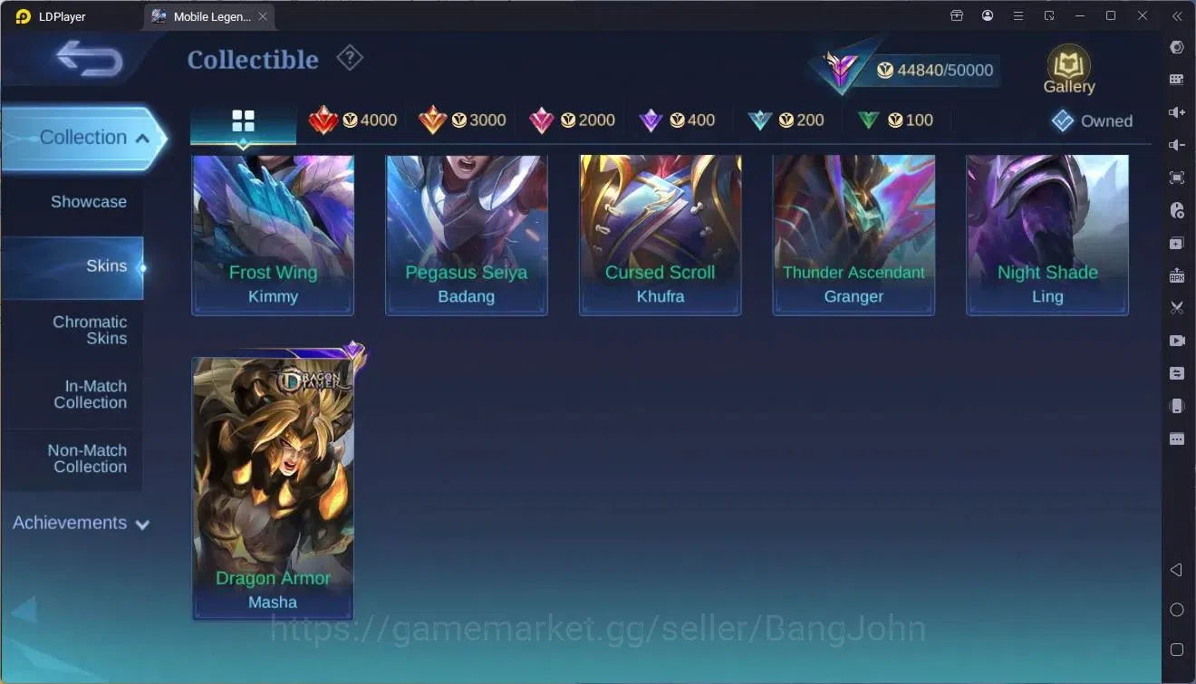 Mobile Legends: Bang Bang Accounts Global |Hero 90|Skin 172|Renowned|Sanrio Florynn|K image 13