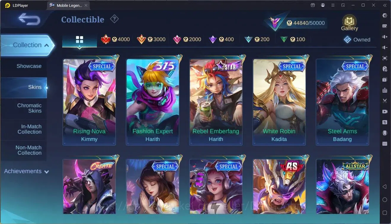 Mobile Legends: Bang Bang Accounts Global |Hero 90|Skin 172|Renowned|Sanrio Florynn|K image 20