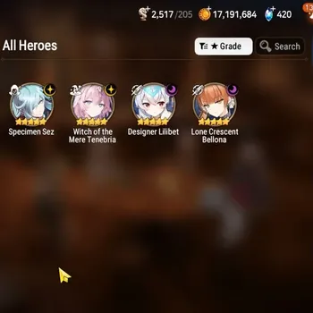 Epic Seven Accounts High-End GLOBAL UnVerif|NewEra| 4 ML (LC Bellona,Witch Tenebria,etc)+Ivana,A Ludwig,Setsuka,Etc|17K