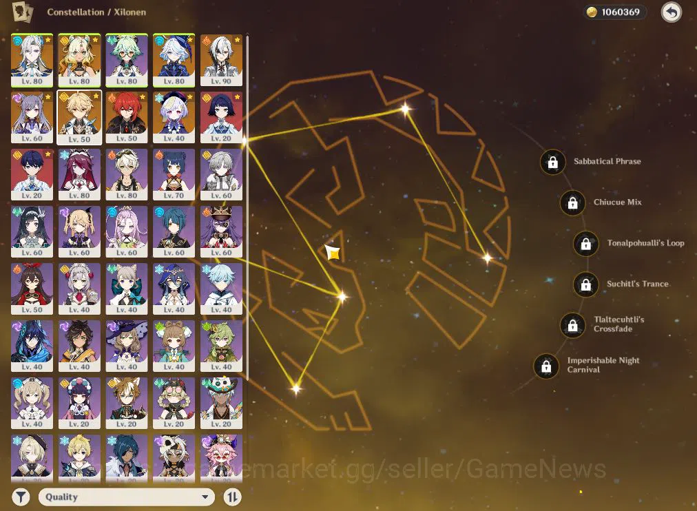 Genshin Impact Accounts End Game ASIA|AR 55||4Limit+1(*5WEP)|FurinaC1,Neuvilatte,Arlecchino,Xilonen|Unlock Nod 4