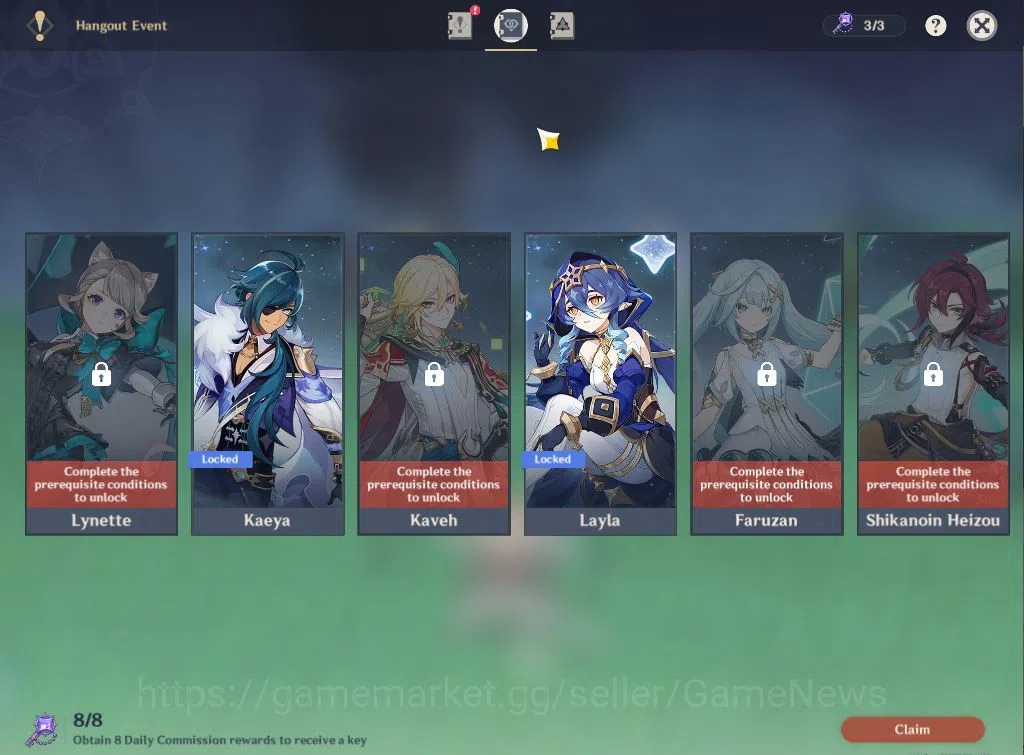Genshin Impact Accounts ASIA|AR54|4Limited +1(*5Weapon)|[Neuvillette,Zhong image 12