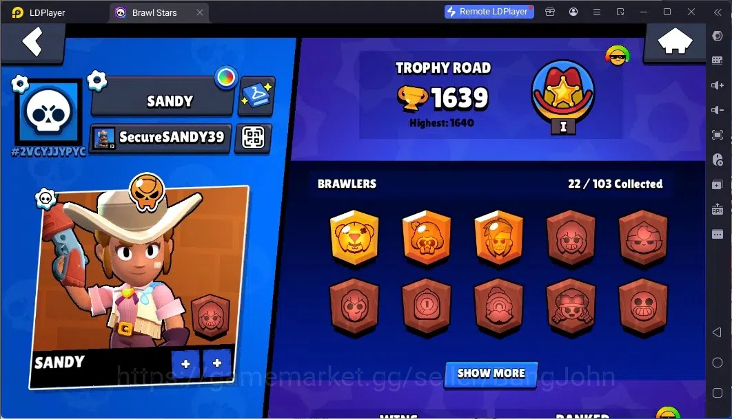 Brawl Stars Accounts Global |1639 Trophy|22 Brawler|2 Max Hypercharge ( image 2
