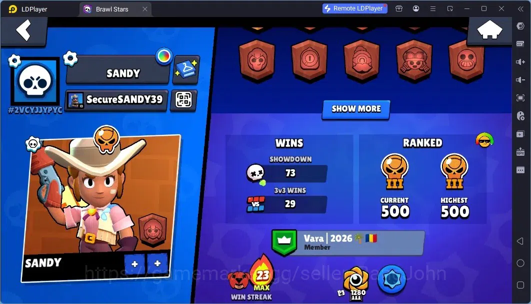 Brawl Stars Accounts Global |1639 Trophy|22 Brawler|2 Max Hypercharge ( image 3