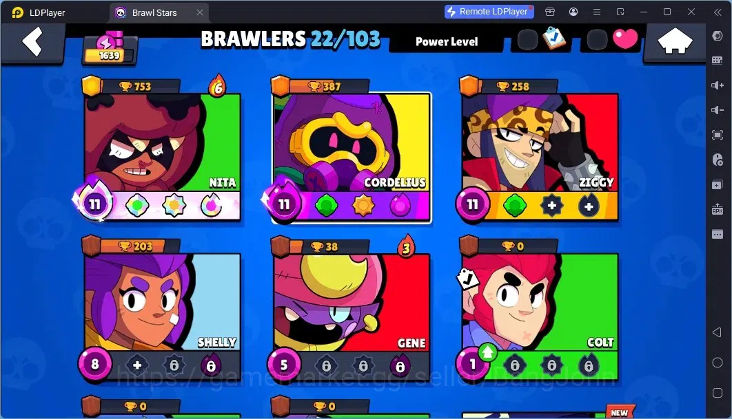 Brawl Stars Accounts Global |1639 Trophy|22 Brawler|2 Max Hypercharge ( image 5