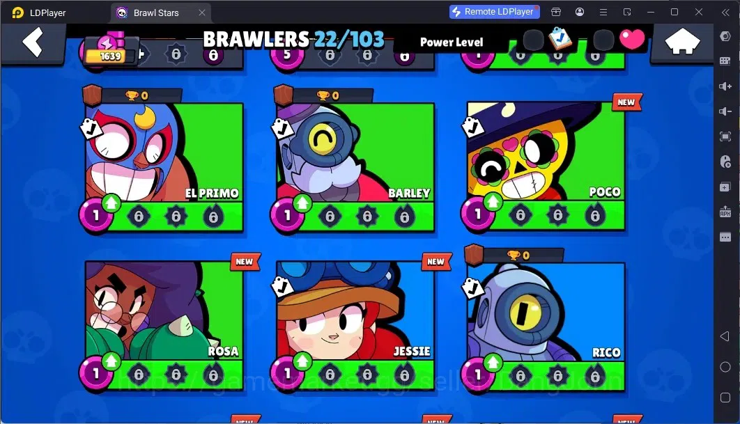 Brawl Stars Accounts Global |1639 Trophy|22 Brawler|2 Max Hypercharge ( image 6