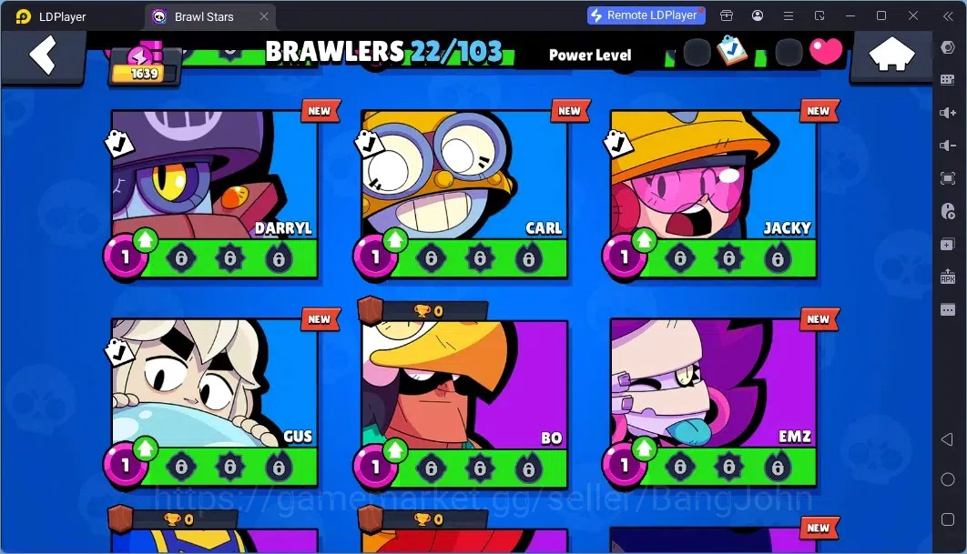 Brawl Stars Accounts Global |1639 Trophy|22 Brawler|2 Max Hypercharge ( image 7