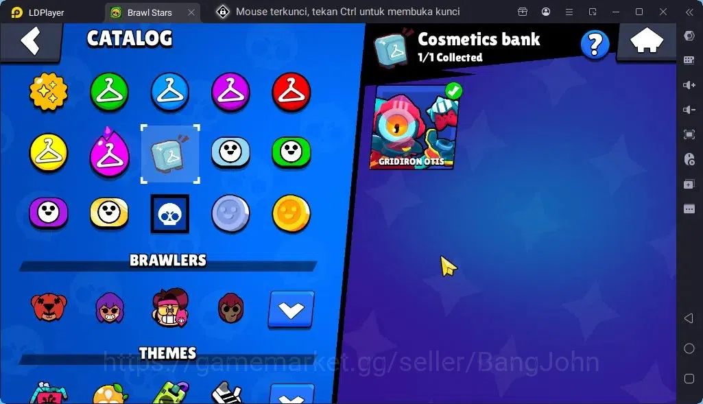 Brawl Stars Accounts Global |Trophy 107|3 Brawler|Skins 1 Mythic,1Epic| Bling 6956|Protect Off|Check SS BRS299B 10