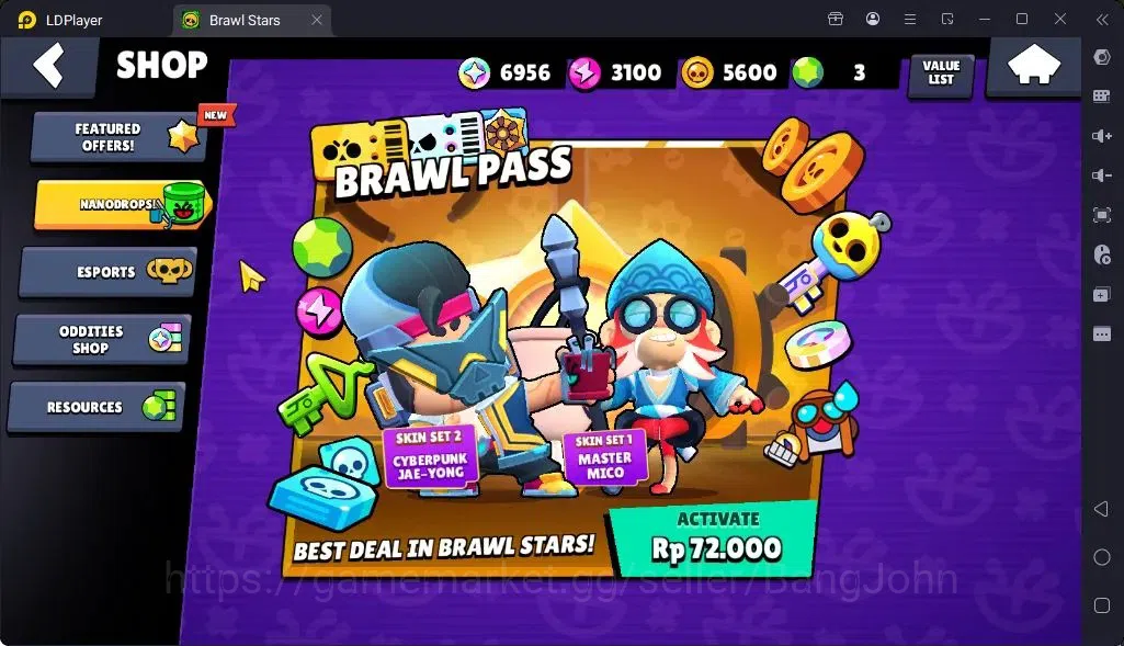 Brawl Stars Accounts Global |Trophy 107|3 Brawler|Skins 1 Mythic,1Epic| Bling 6956|Protect Off|Check SS BRS299B 4