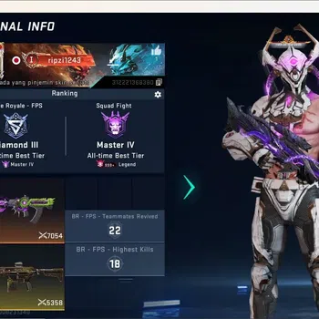 Blood Strike Accounts Collab Skin ASIA|Eternal Gun:Kala-Whisper|5 Collab Gun [7DS&TR]|1 Limited & 3 Ultra Gun|1 Ultra Melee