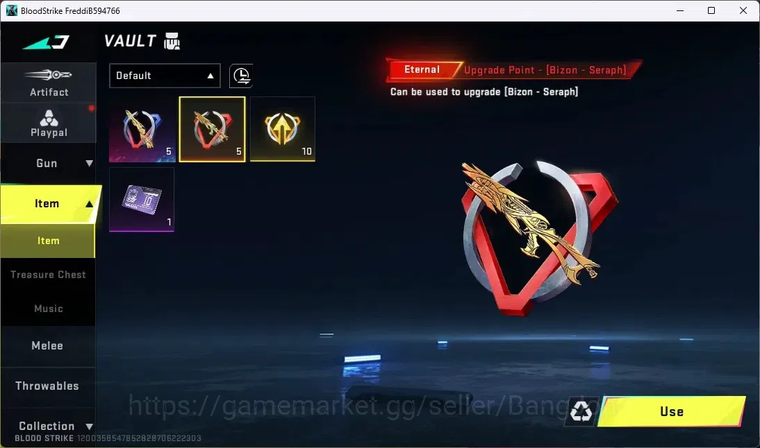 Blood Strike Accounts ASIA | 1 ETERNAL AUG - Empyrean | 1 LEGENDARY Skyd image 5