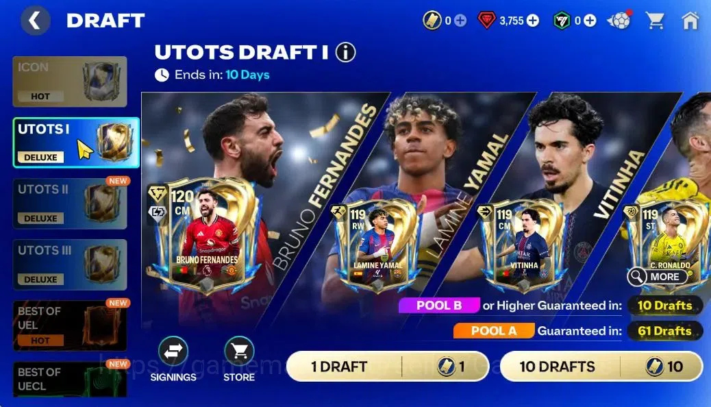 EA SPORTS FC Mobile Accounts OVR 117/17B Value|3,7K Gems|Van Dijk,Bellingham,Si image 20
