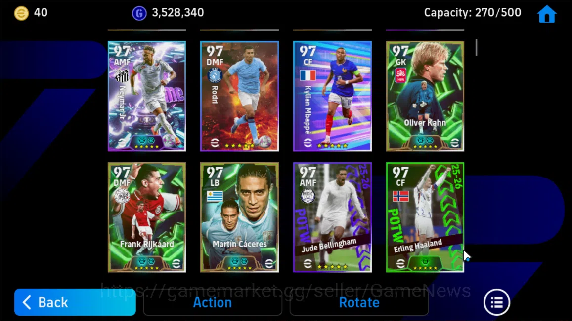 eFootball Accounts Mobile|Neymar Jr,Bigtime(Ruud van Nistelrooij),Vis image 16