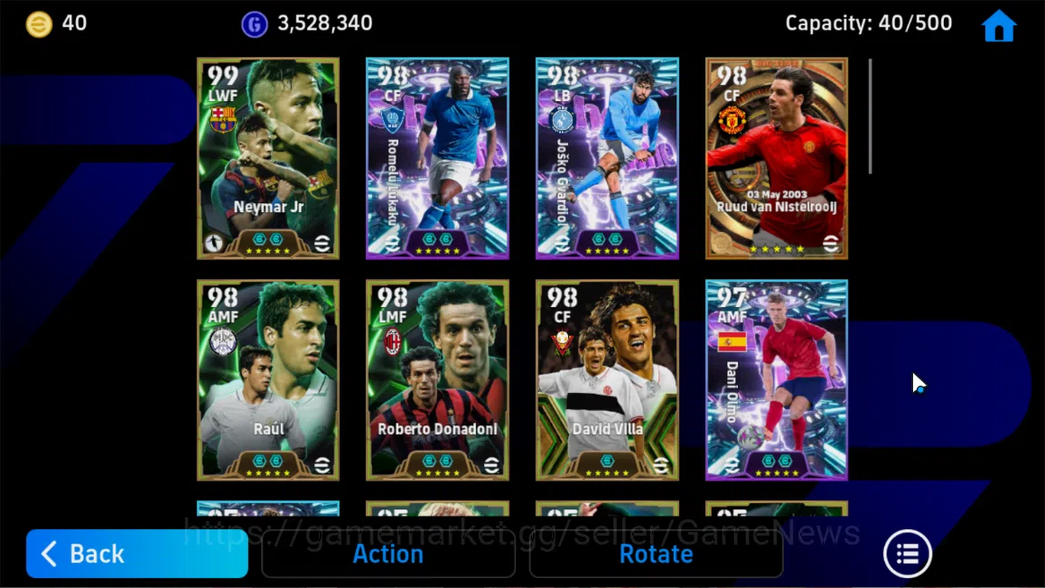 eFootball Accounts Mobile|Neymar Jr,Bigtime(Ruud van Nistelrooij),Vis image 5