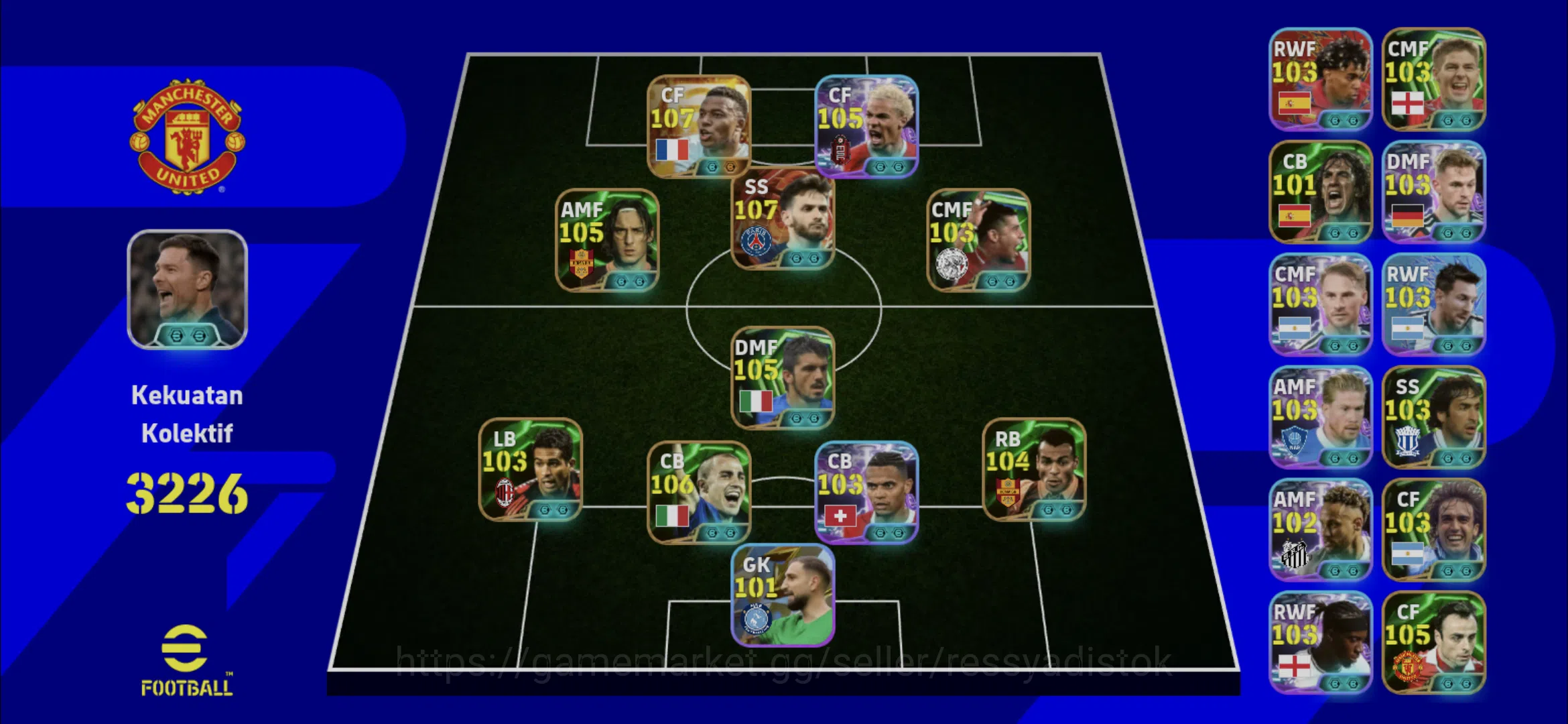 eFootball Accounts Legends & Iconic Players EFOOTBALL DREAM TEAM | BIGTIME MBAPPE,BIGTIME KVARATSKILIA,G GATUSSO,TOTTI,F 1