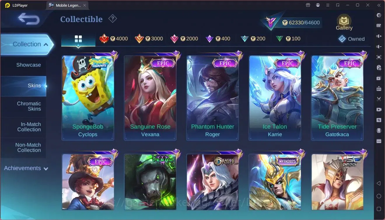 Mobile Legends: Bang Bang Accounts Global |Hero 133|Skin 248|Renowned|Prime Granger|S image 11
