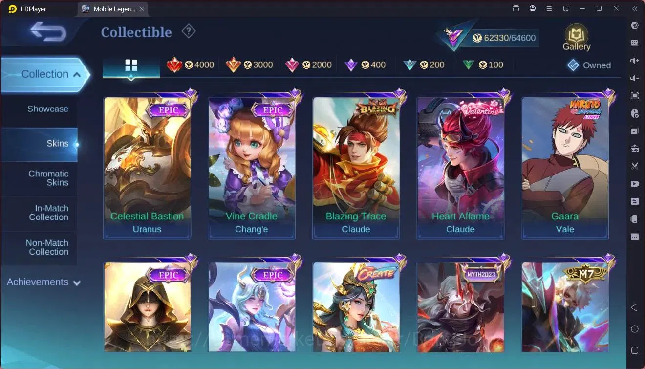 Mobile Legends: Bang Bang Accounts Global |Hero 133|Skin 248|Renowned|Prime Granger|S image 13