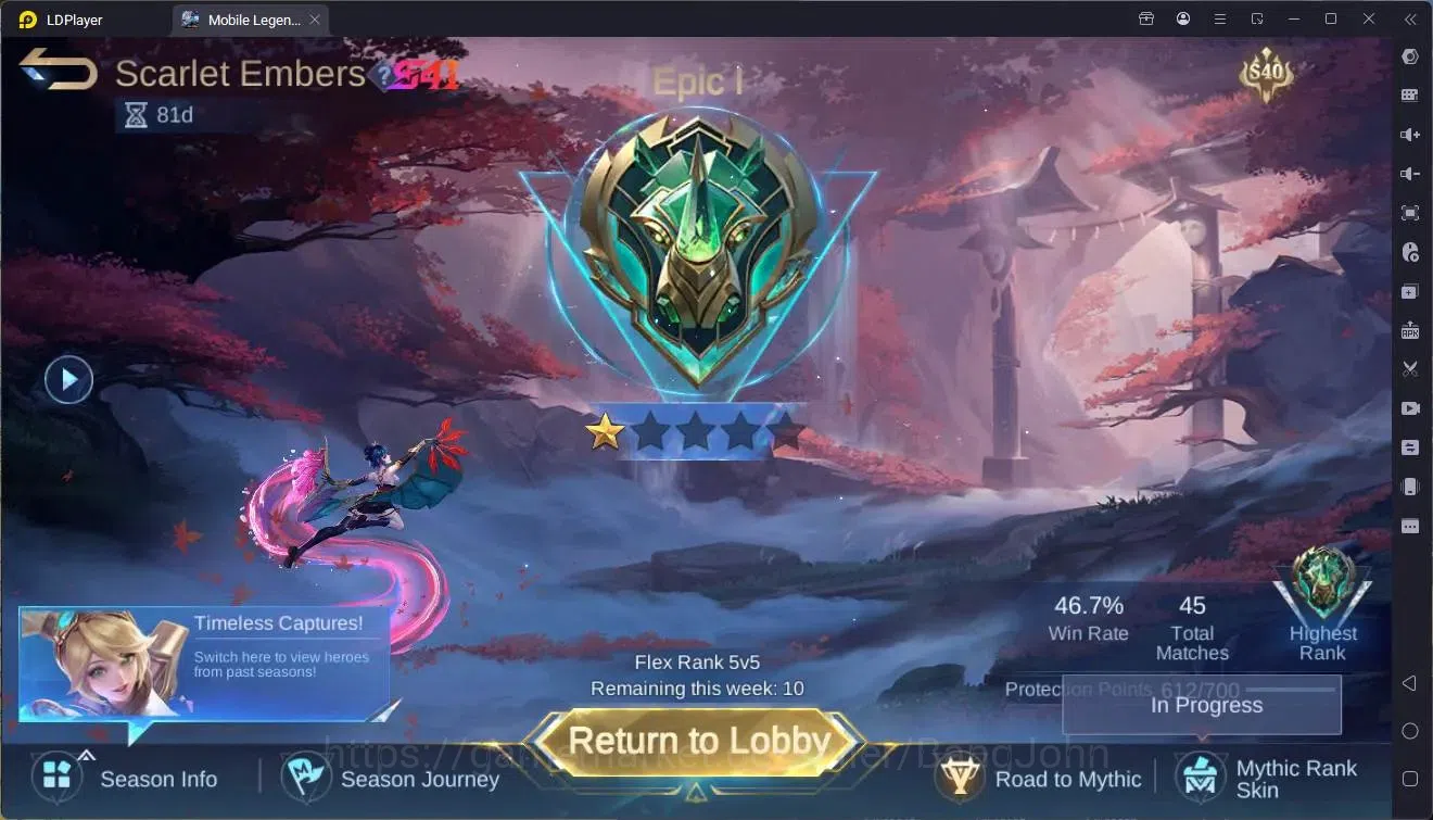 Mobile Legends: Bang Bang Accounts Global |Hero 133|Skin 248|Renowned|Prime Granger|S image 17