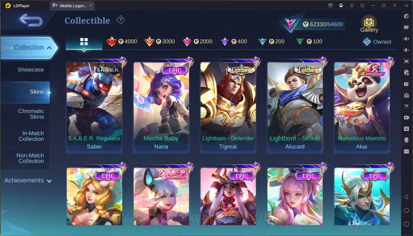 Mobile Legends: Bang Bang Accounts Global |Hero 133|Skin 248|Renowned|Prime Granger|S image 9