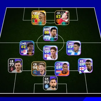 eFootball Accounts Others Android|Power 2610|Big Time Cristiano Ronaldo 23 Jun'26|Epic Wayne Rooney|Show Time Lionel