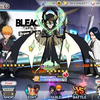 Bleach: Brave Souls Accounts Starter Global|82K BP+20K Orb|Fresh Story|Ulquiorra 11th|Aizen,Byakuya