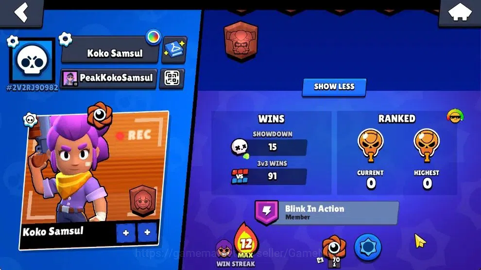 Brawl Stars Accounts 1356 Trophy|8K Bling 139 Gem|26 Brawlers 3 Max Lvl image 3