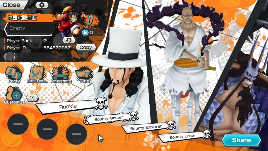 One Piece Bounty Rush Others GLOBAL| 4 EX, st ethanbaron, onigashima kaido, BP  image 1