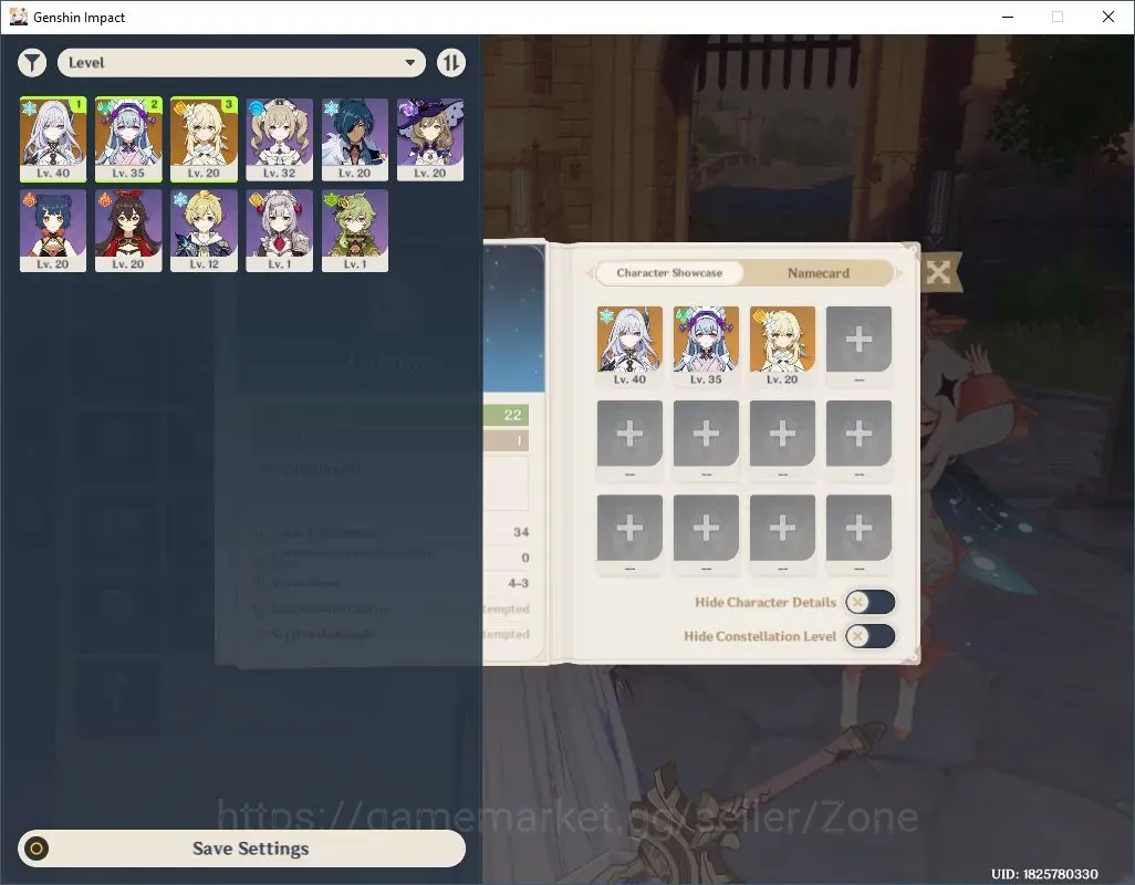 Genshin Impact Accounts Starter ASIA|Starter AR 22|1Limit Starter+1Limit Std Mizuki|Very Low Explore|MC 1
