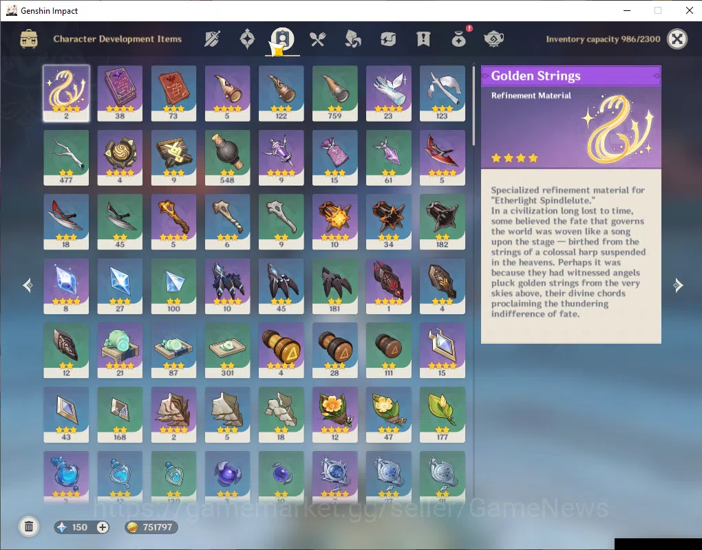 Genshin Impact Accounts ASIA|AR59|Prime Team Flins|7Limited+4(*5Weapon)|Fl image 10