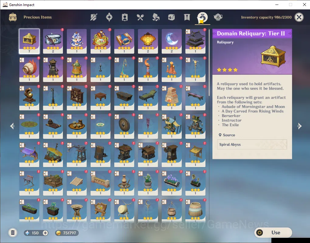 Genshin Impact Accounts ASIA|AR59|Prime Team Flins|7Limited+4(*5Weapon)|Fl image 7