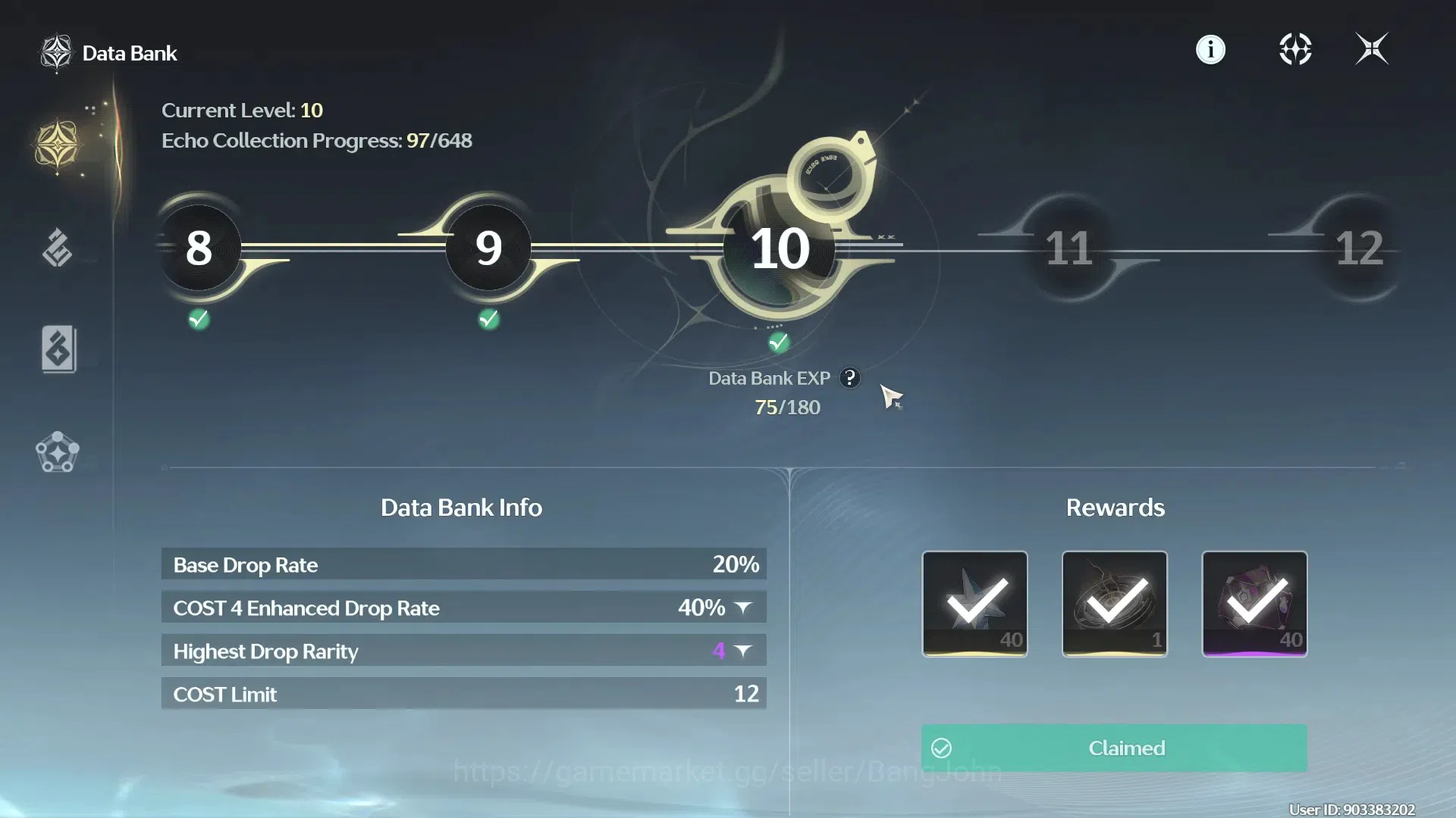 Wuthering Waves Accounts SEA|UL 29 | Rank 3 | 3(*5Char) + 9(*4Char) | Data  image 14