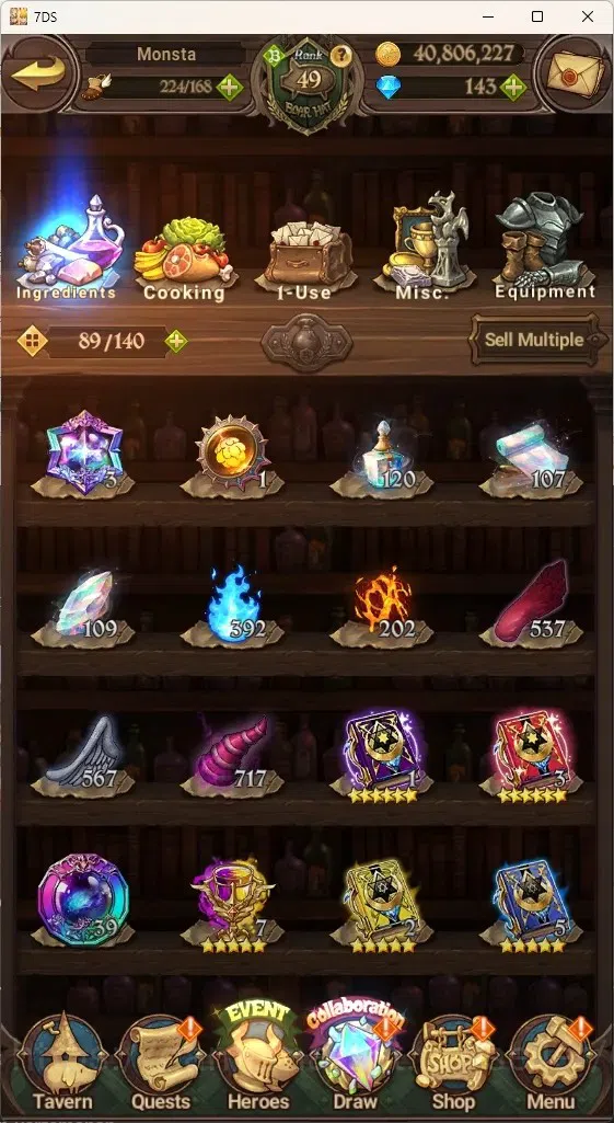 The Seven Deadly Sins: Grand Cross Accounts Asia|1,6M CC|144 DM+98 LS|4 LR+6 UR+Manny Collab|N image 13