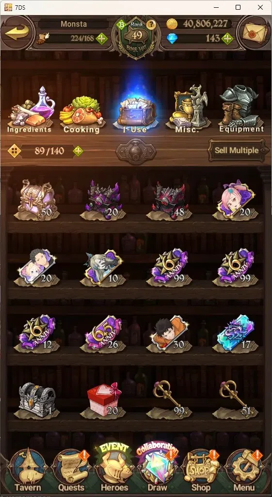 The Seven Deadly Sins: Grand Cross Accounts Asia|1,6M CC|144 DM+98 LS|4 LR+6 UR+Manny Collab|N image 15