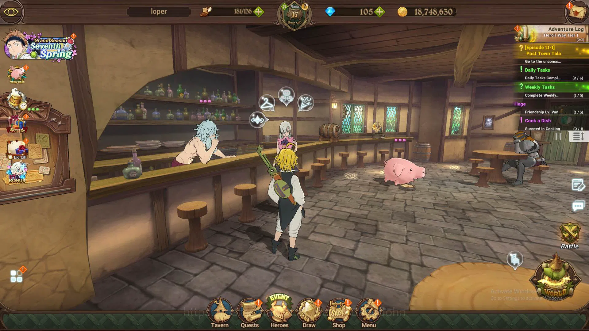 GLOBAL|Starter|890K CC|5 UR Thor,Mael,Sabunak,Gowther,DKM,etc|Detail Check SS|7DS356B The Seven Deadly Sins: Grand Cross Others GLOBAL|Starter|890K CC|5 UR Thor,Mael,Sabunak,Gowt image 1