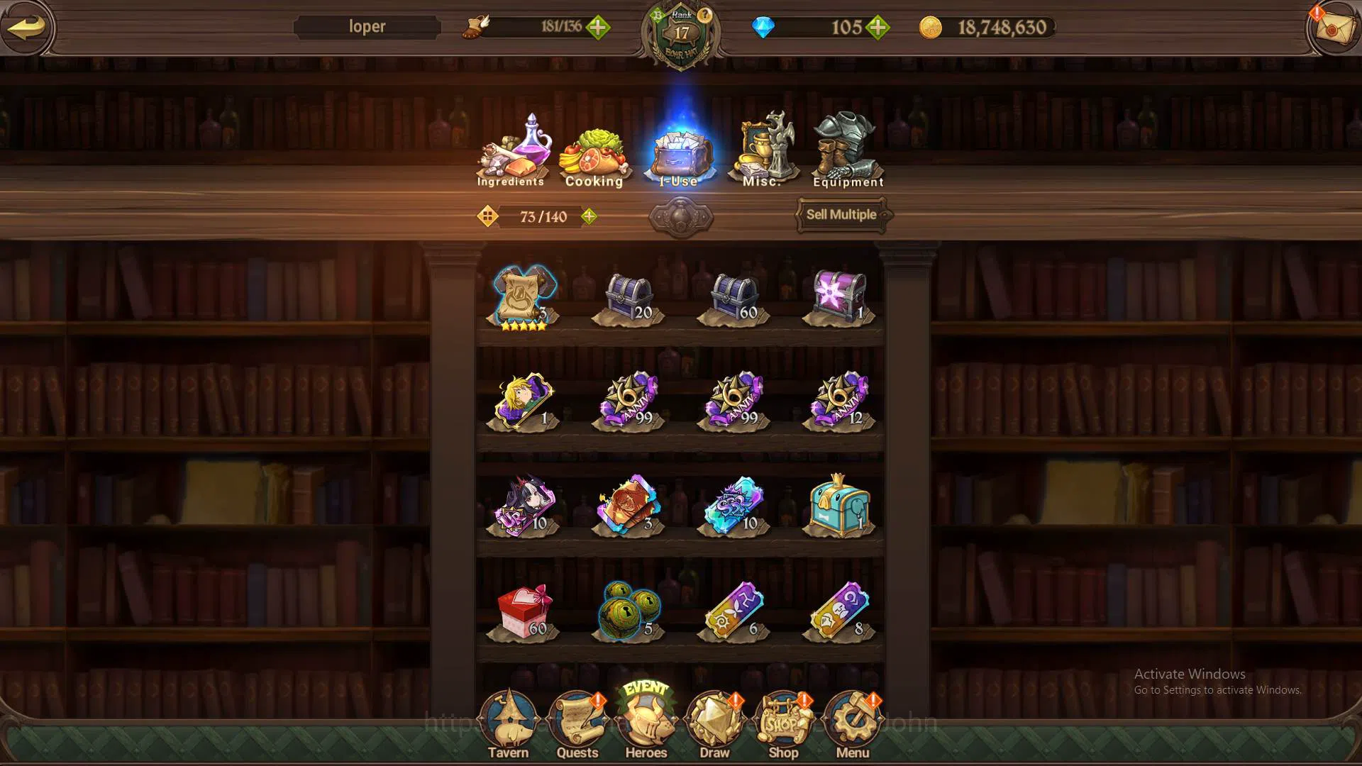 The Seven Deadly Sins: Grand Cross Accounts Others GLOBAL|Starter|890K CC|5 UR Thor,Mael,Sabunak,Gowther,DKM,etc|Detail 7
