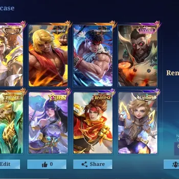 Mobile Legends: Bang Bang Accounts Collector Global|100H 147S|Renowned|2 Street Fighter: Chou, Paquito|Collector